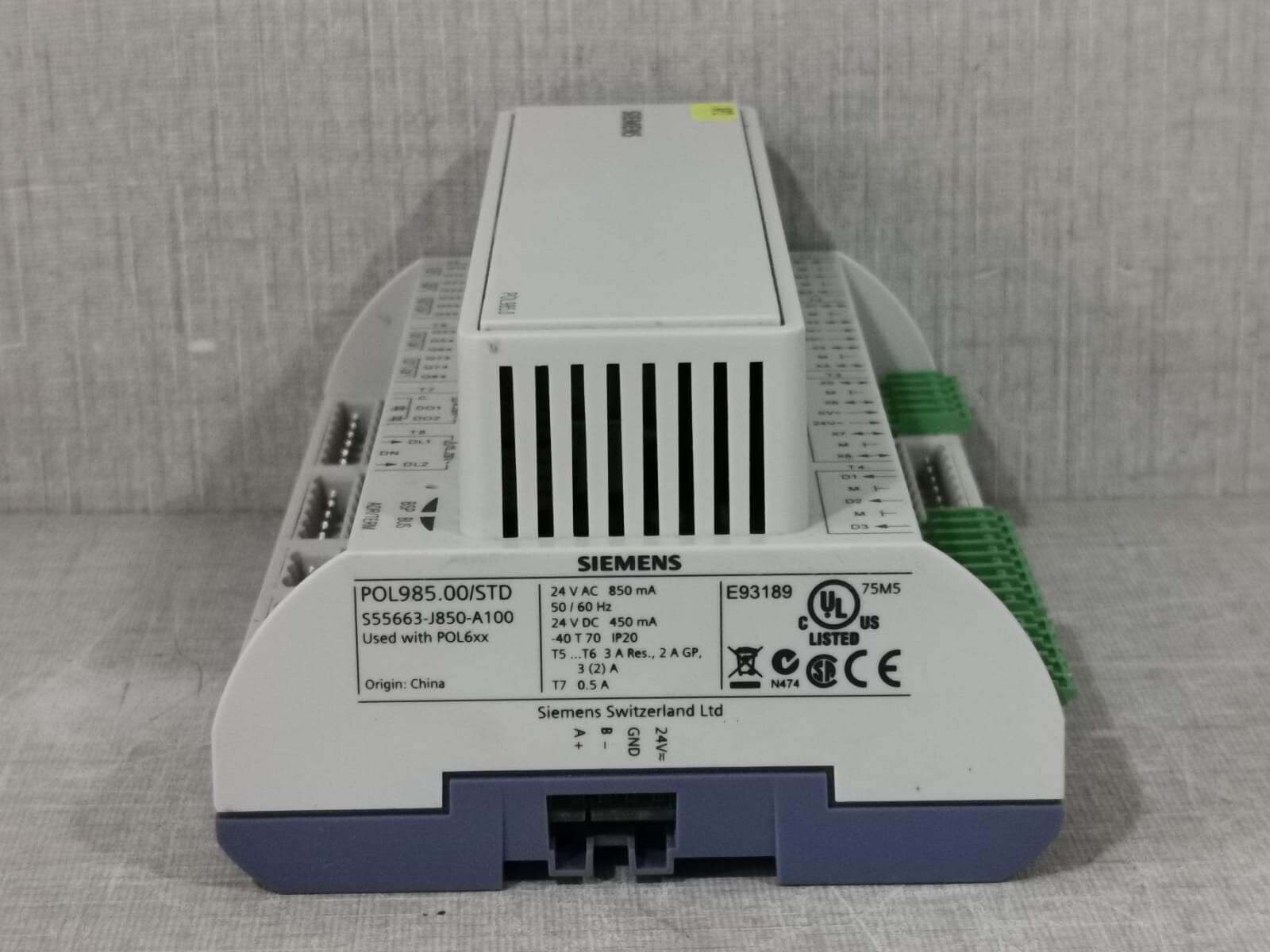 Siemens POL985.00/STD SIEMENS POL985.00/STD V9.12 EXTENSION MODULE 3