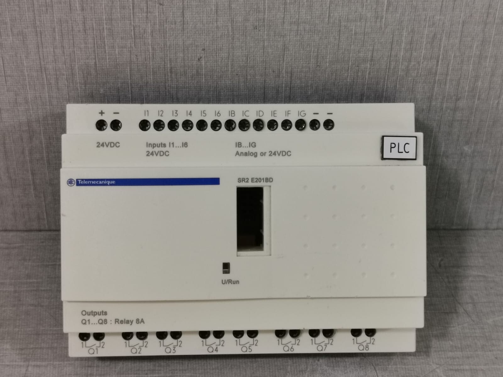 TELEMECANIQUE by SCHNEIDER ELECTRIC SR2 E201BD RELAY - WITH DAMAGED