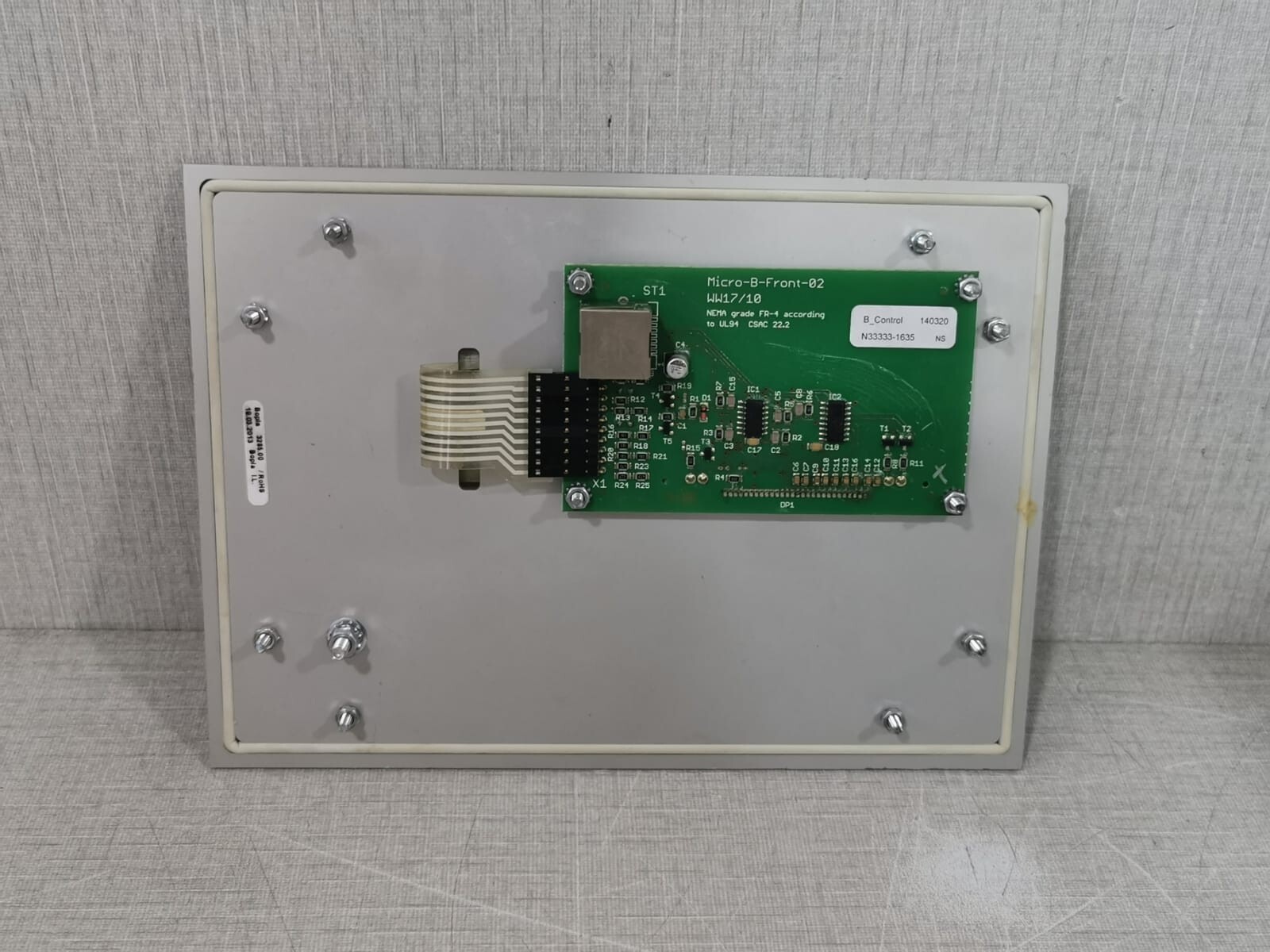 UNKNOWN FRONT-02 B-CONTROL MICRO-B-Front-02 External TouchpPad Control Panel Display ONLY 6