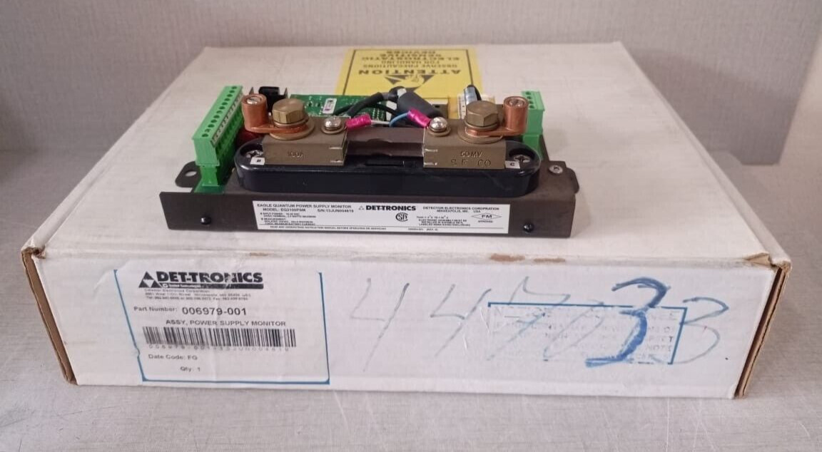 DET-TRONICS EQ2100PSM DET-TRONICS EQ2100PSM EAGLE QUANTUM POWER SUPPLY MONITOR P/N 006979-001 2