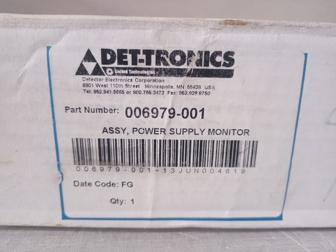 DET-TRONICS EQ2100PSM DET-TRONICS EQ2100PSM EAGLE QUANTUM POWER SUPPLY MONITOR P/N 006979-001 6