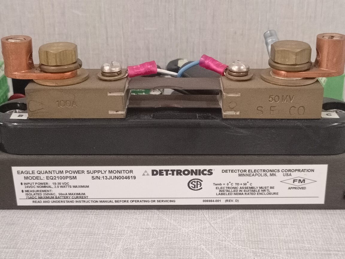 DET-TRONICS EQ2100PSM DET-TRONICS EQ2100PSM EAGLE QUANTUM POWER SUPPLY MONITOR P/N 006979-001 7