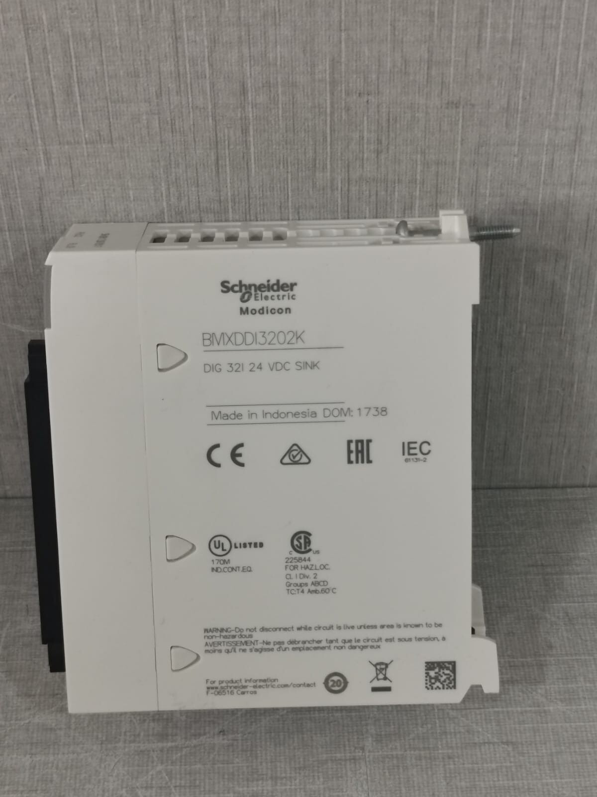 Schneider Electric BMXDDI3202K SCHNEIDER ELECTRIC BMXDDI3202K DISCRETE INPUT MODULE 5