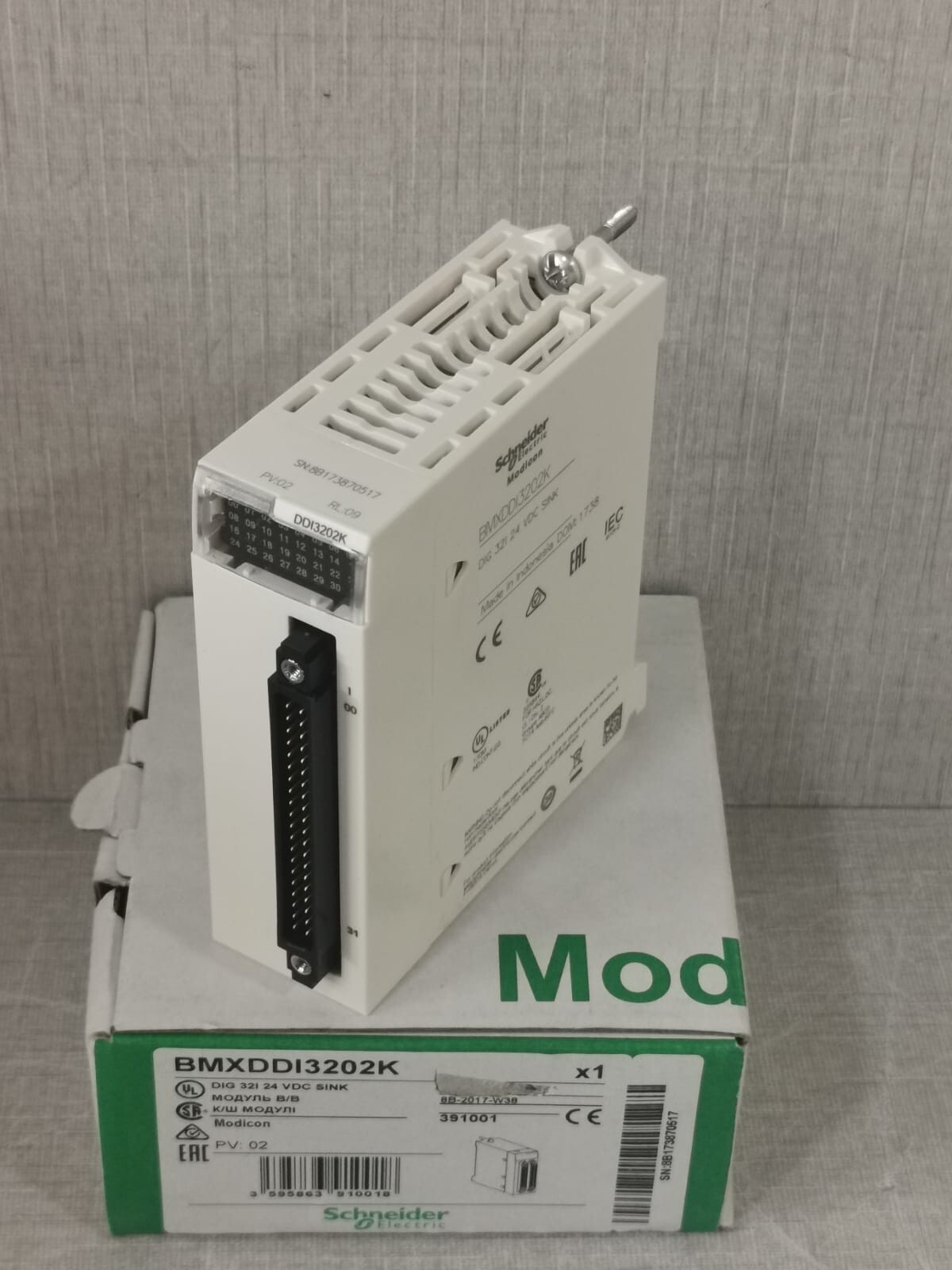 SCHNEIDER ELECTRIC BMXDDI3202K DISCRETE INPUT MODULE