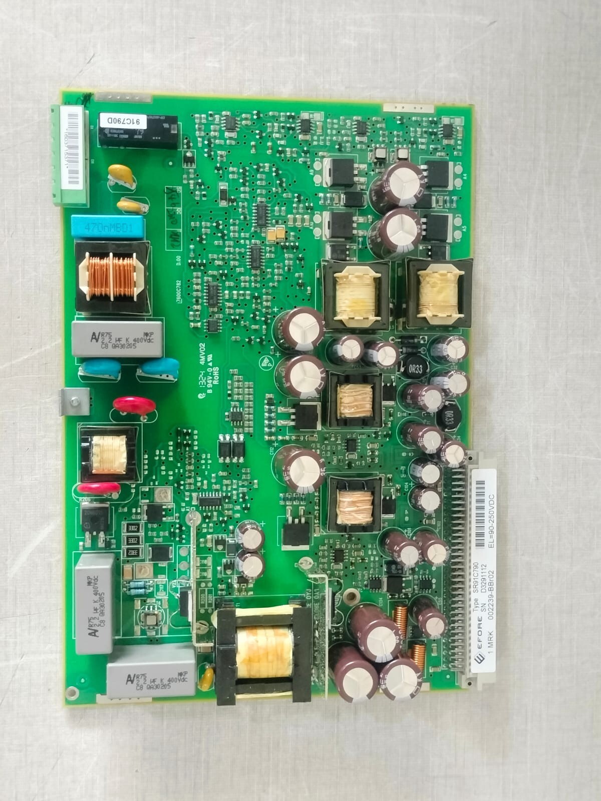 EFORE MRK-002239 EFORE 1 MRK 002239-BBr02/ 1 MRK 002239-BB SR91C790 POWER SUPPLY BOARD 3