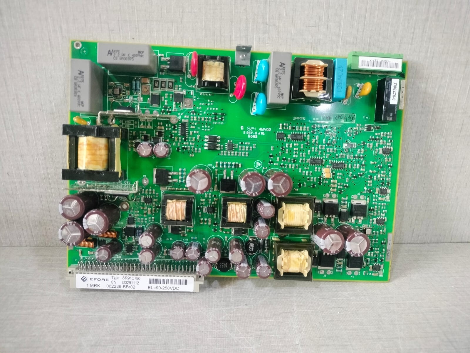 EFORE MRK-002239 EFORE 1 MRK 002239-BBr02/ 1 MRK 002239-BB SR91C790 POWER SUPPLY BOARD 5