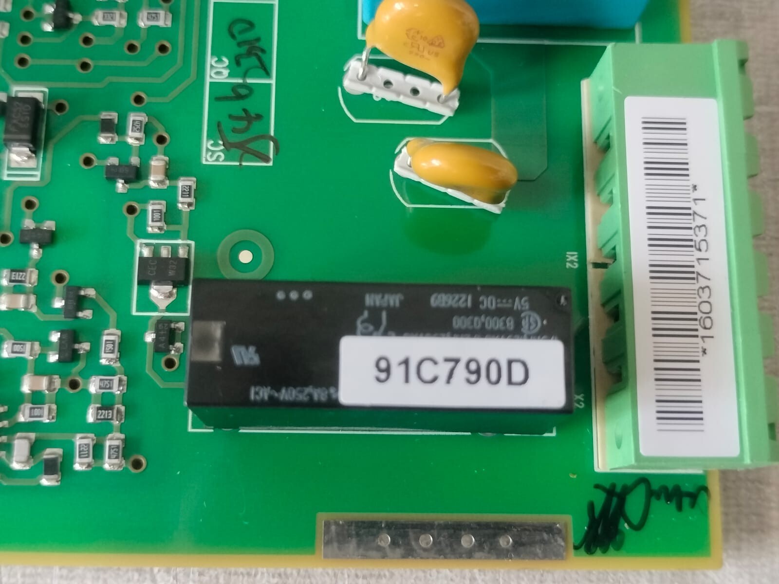 EFORE MRK-002239 EFORE 1 MRK 002239-BBr02/ 1 MRK 002239-BB SR91C790 POWER SUPPLY BOARD 7
