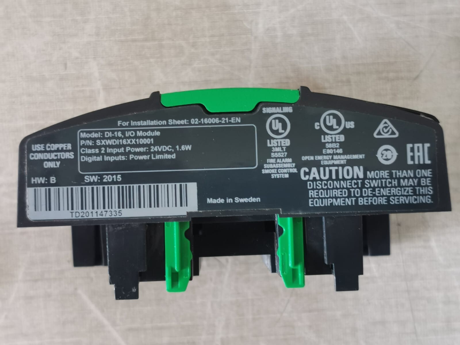 Schneider Electric SXWDI16XX10001 DI-16 Schneider Electric SXWDI16XX10001 I/O Module - ONLY Front Cover Broken 7