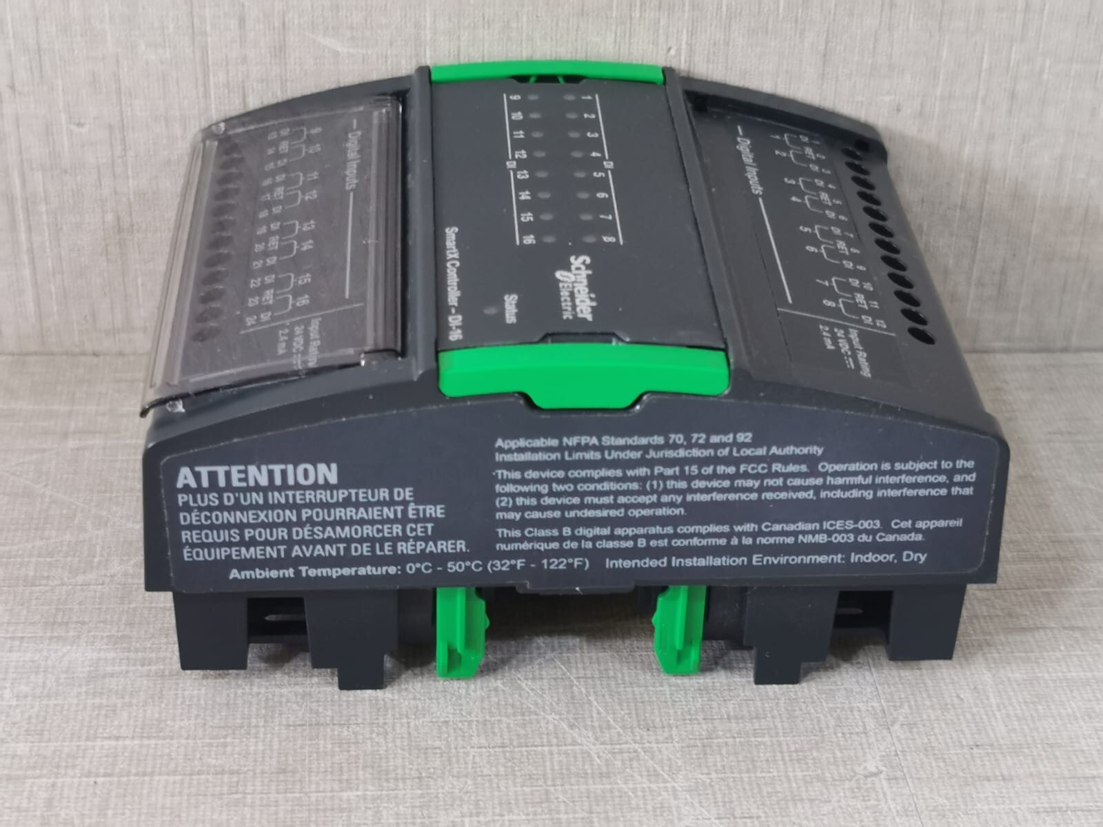 Schneider Electric SXWDI16XX10001 DI-16 Schneider Electric SXWDI16XX10001 I/O Module - ONLY Front Cover Broken 9