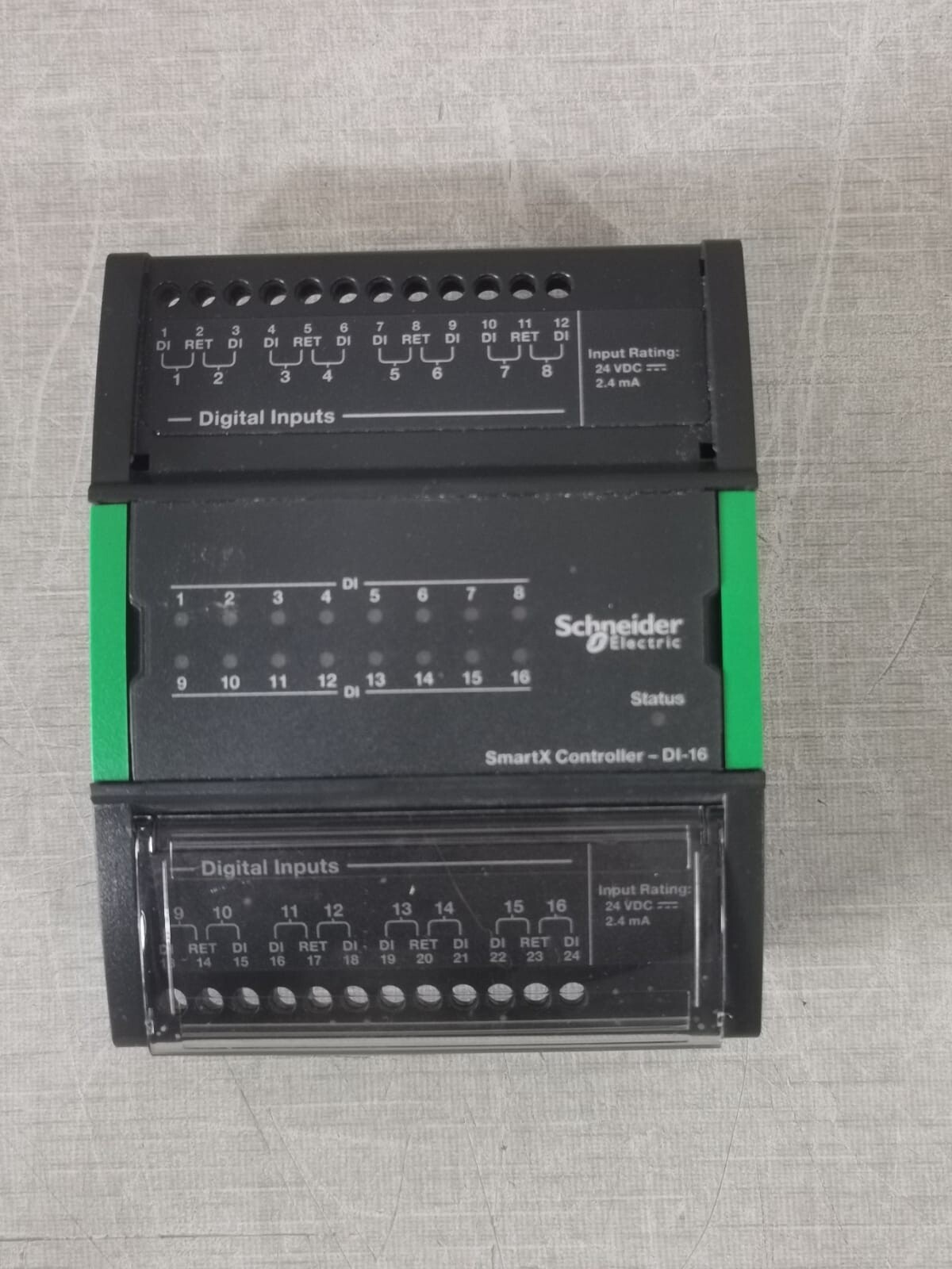 Schneider Electric SXWDI16XX10001 DI-16 Schneider Electric SXWDI16XX10001 I/O Module - WITHOUT FRONT COVER & BASE 4