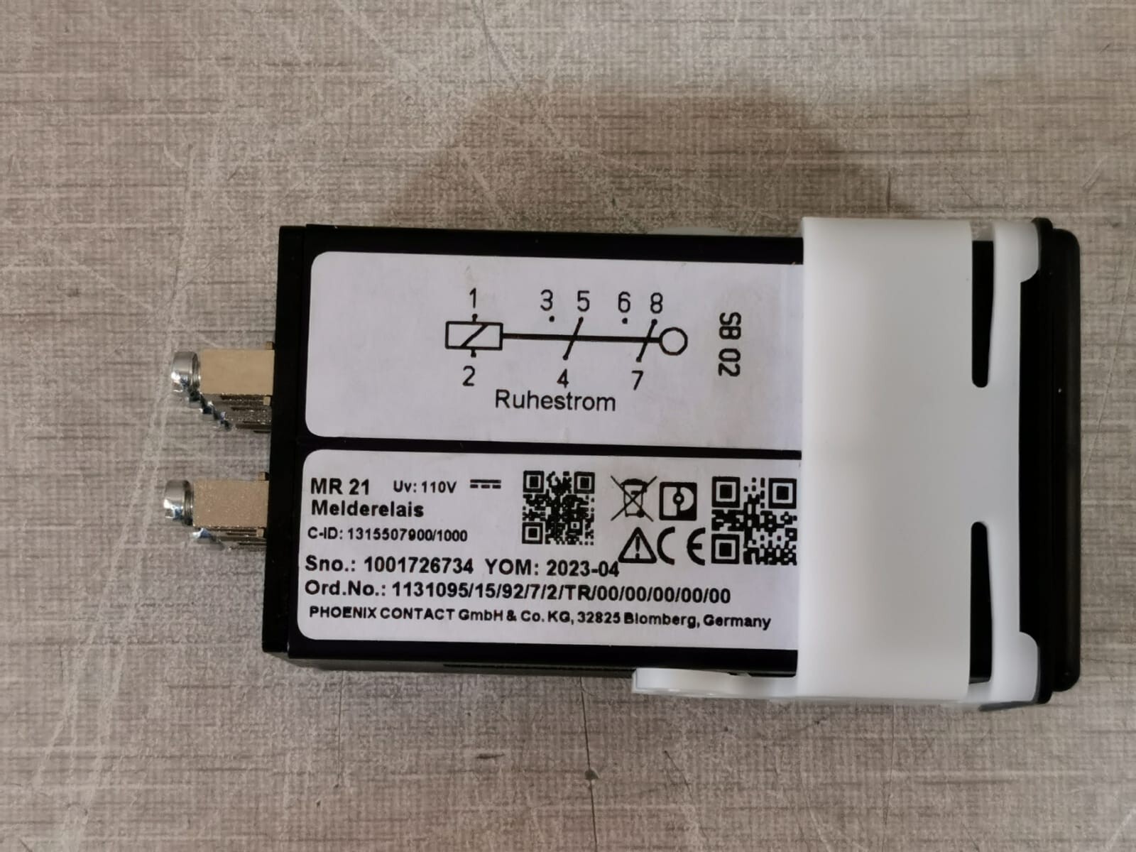 Phoenix Contact MR21 Phoenix Contact MR21 Drop Indicator/Annunciator Relays 3