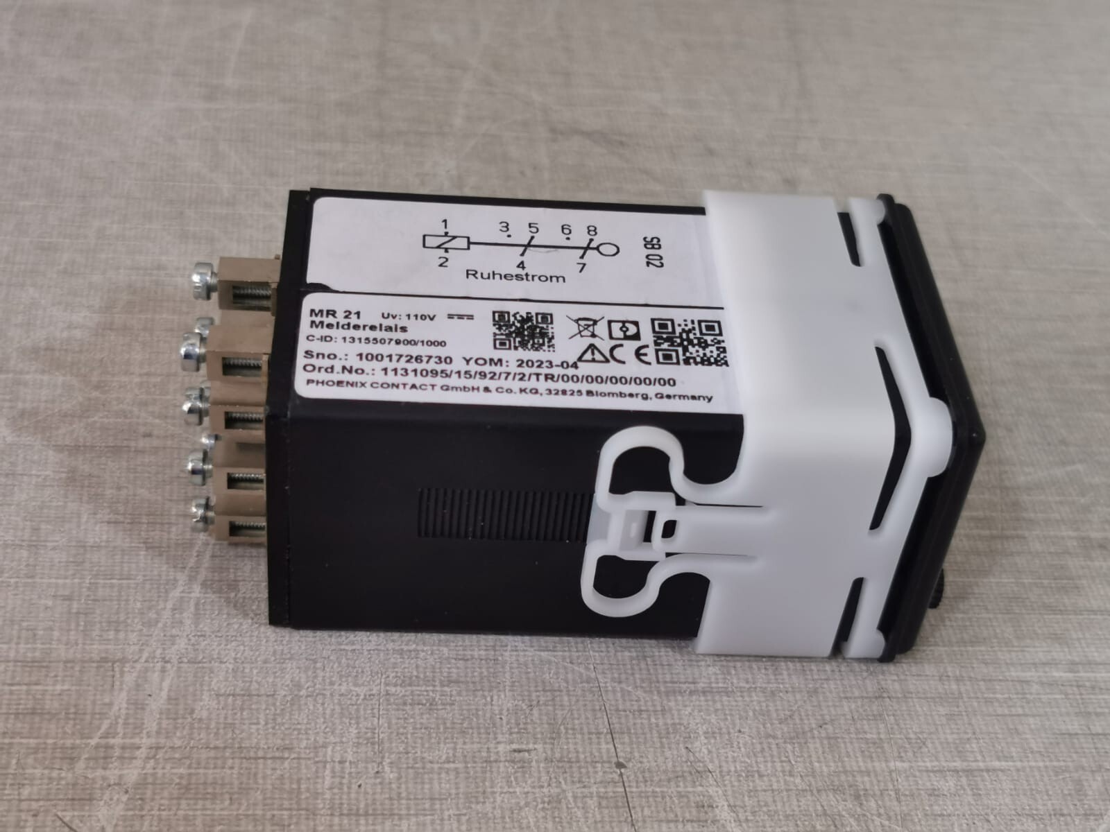 Phoenix Contact MR21 Phoenix Contact MR21 Drop Indicator/Annunciator Relays 5
