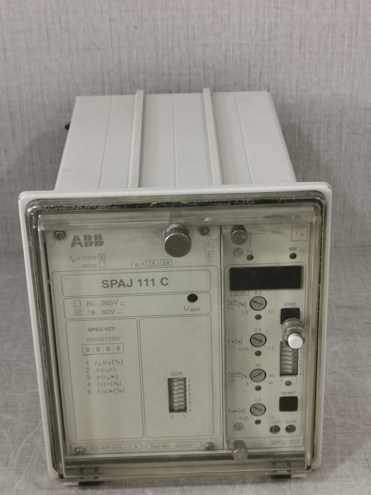 ABB SPAJ 111 C-CA ABB SPAJ 111 C / SPAJ 111 C-CA SENSITIVE EARTH-FAULT RELAY 2