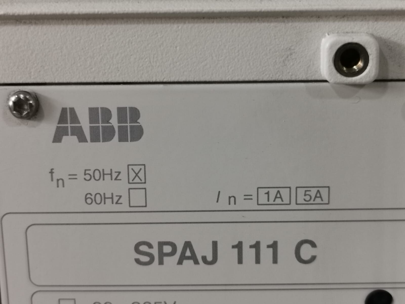 ABB SPAJ 111 C-CA ABB SPAJ 111 C / SPAJ 111 C-CA SENSITIVE EARTH-FAULT RELAY 5