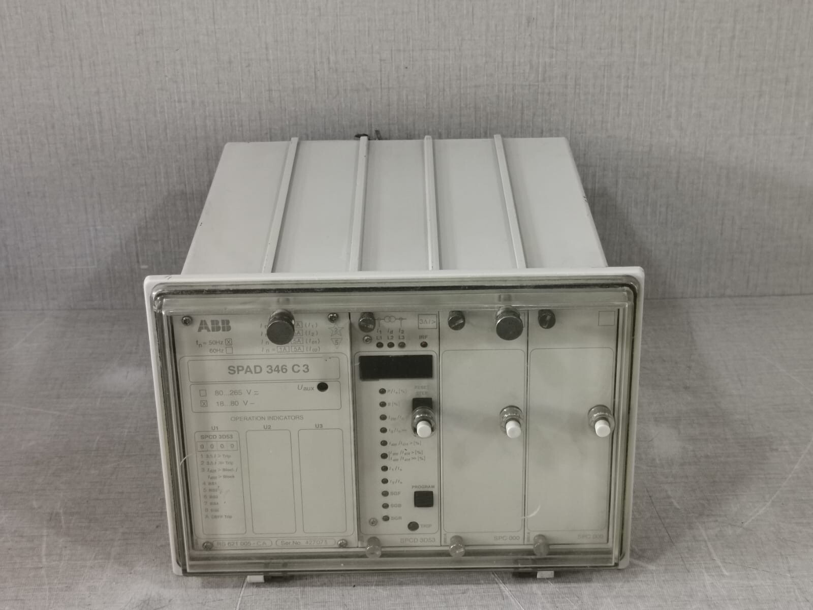 ABB SPAD 346 C3-CA ABB SPAD 346 C3-CA REV.B STABILIZED DIFFERENTIAL RELAY 2
