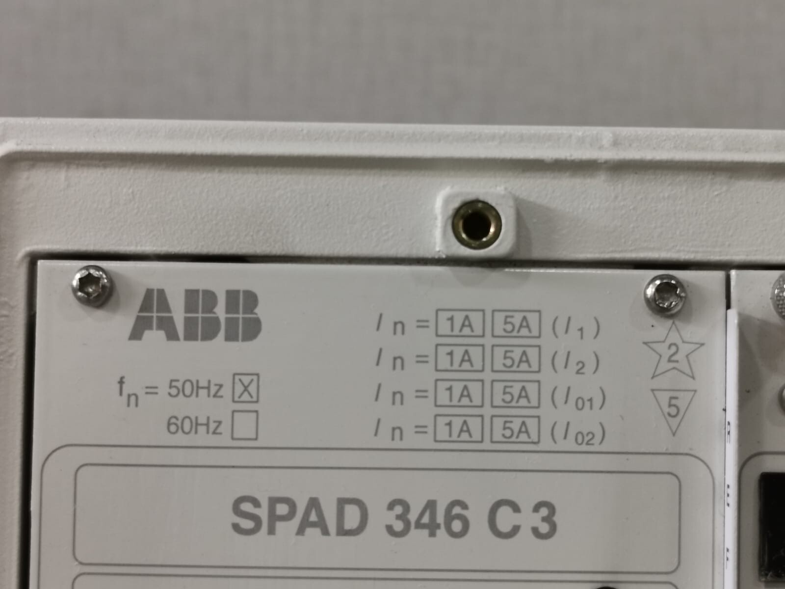 ABB SPAD 346 C3-CA ABB SPAD 346 C3-CA REV.B STABILIZED DIFFERENTIAL RELAY 5