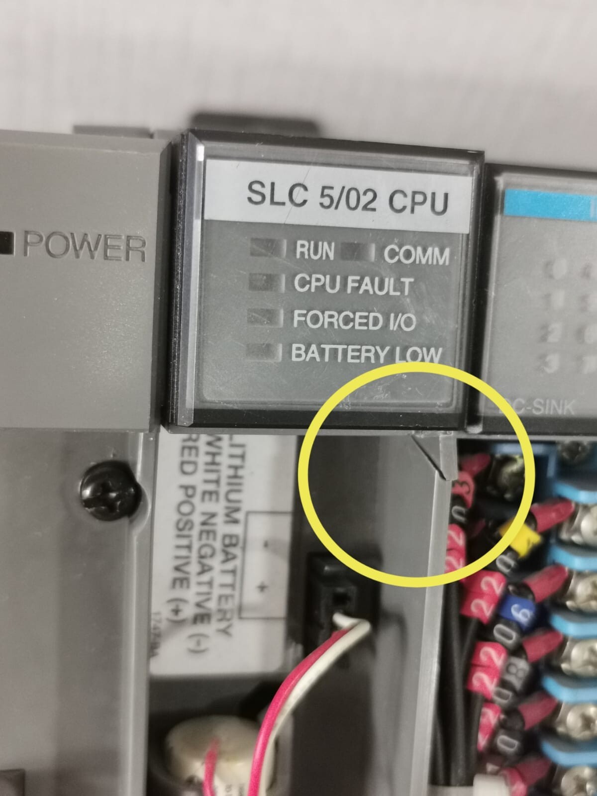 Rockwell Automation 1746-P2 Allen Bradley 1746-P2 SLC 500 Ser. C Power Supply & 1746-A7, 7-Slot Rack Ser. B 8