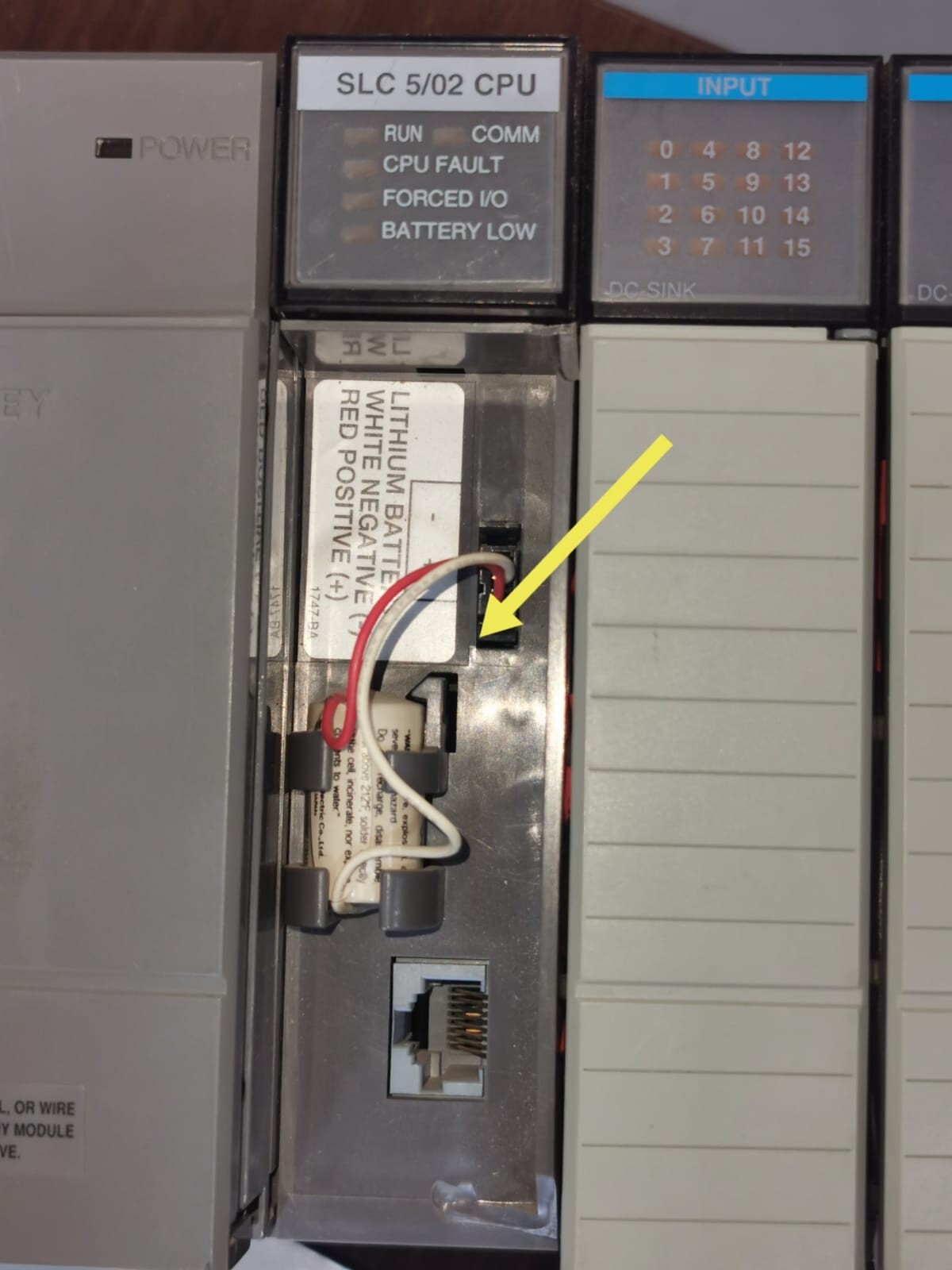 Rockwell Automation 1746-P2 Allen Bradley 1746-P2 SLC 500 Ser. C Power Supply & 1746-A7, 7-Slot Rack Ser. B 9