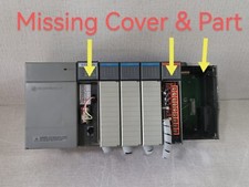 Allen Bradley 1746-P2 SLC 500 Ser. C Power Supply & 1746-A7, 7-Slot Rack Ser. B