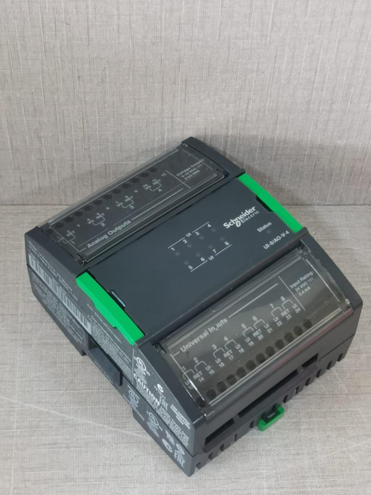 Schneider Electric SXWTBPSW110001 SCHNEIDER UI-8/AO-V-4 SXWUI8V4X10001 W/ TB-PS-W1 TERMINAL BASE SXWTBPSW110001 9