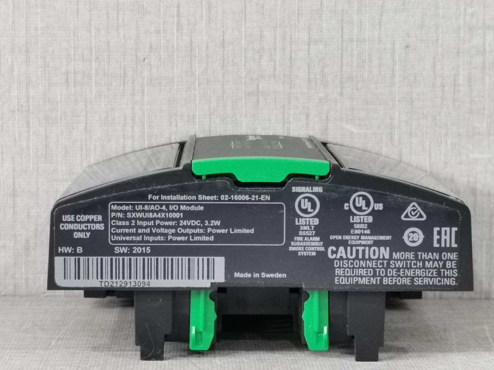 Schneider Electric UI-8/AO-4 SCHNEIDER ELECTRIC UI-8/AO-4 SMARTX CONTROLLER SXWUI8A4X10001 5