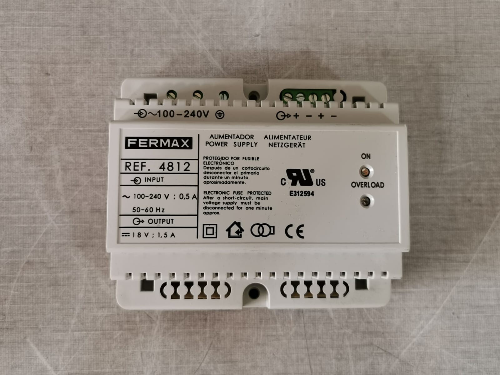 Fermax 4812 FERMAX 4812 Alimentador Power Supply 3