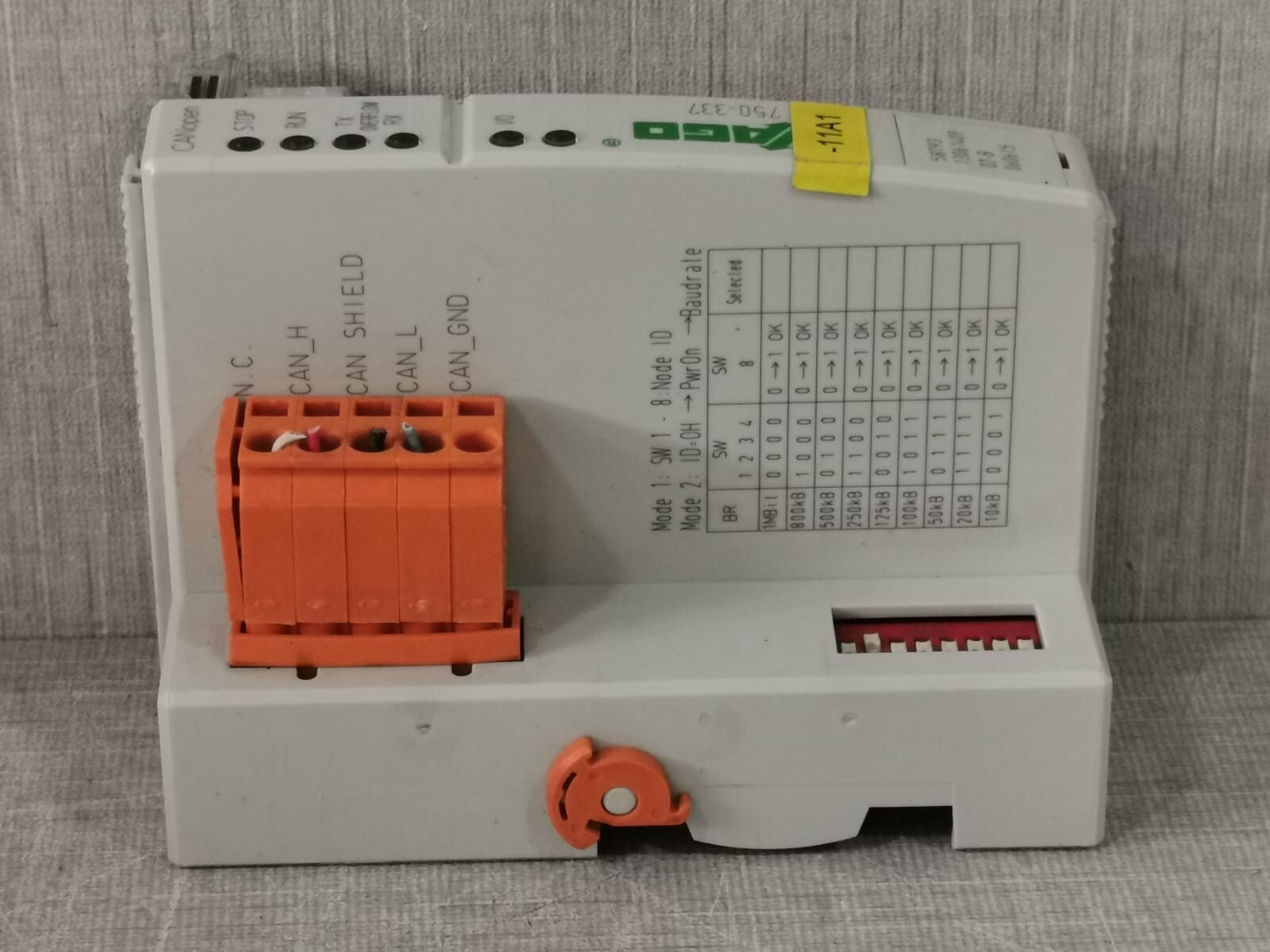 WAGO 750-337 WAGO 750-337 CANopen FIELDBUS 5