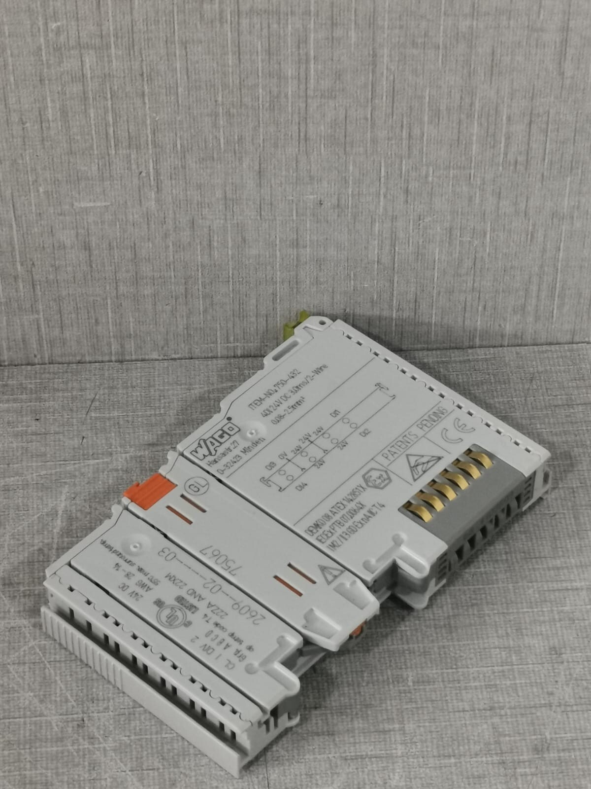 WAGO 750-432 WAGO 750-432 4-CHANNEL DIGITAL INPUT 9