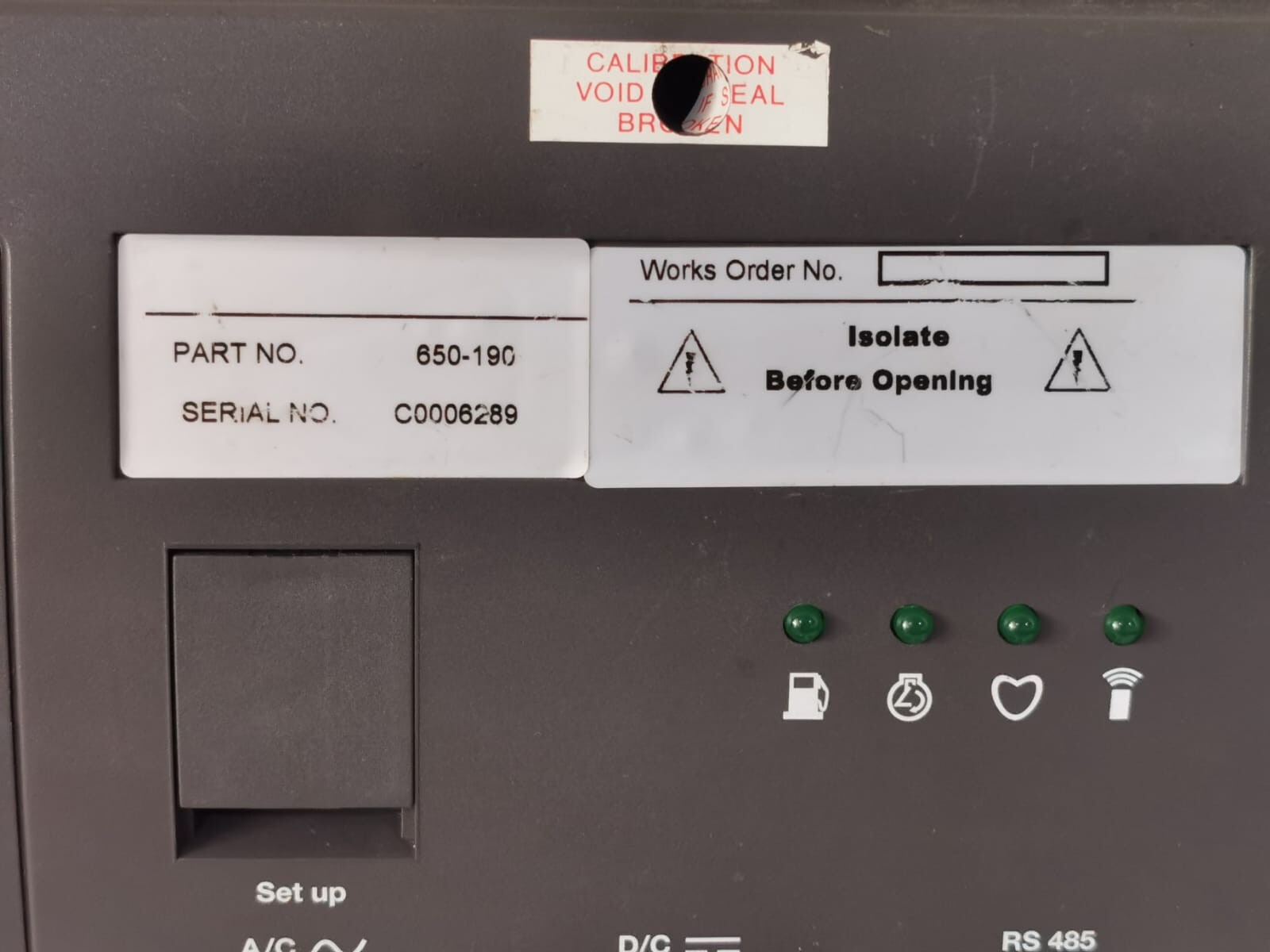 FG Wilson 650-190 FG Wilson Access 4000 Control Panel P/n:650-190 3
