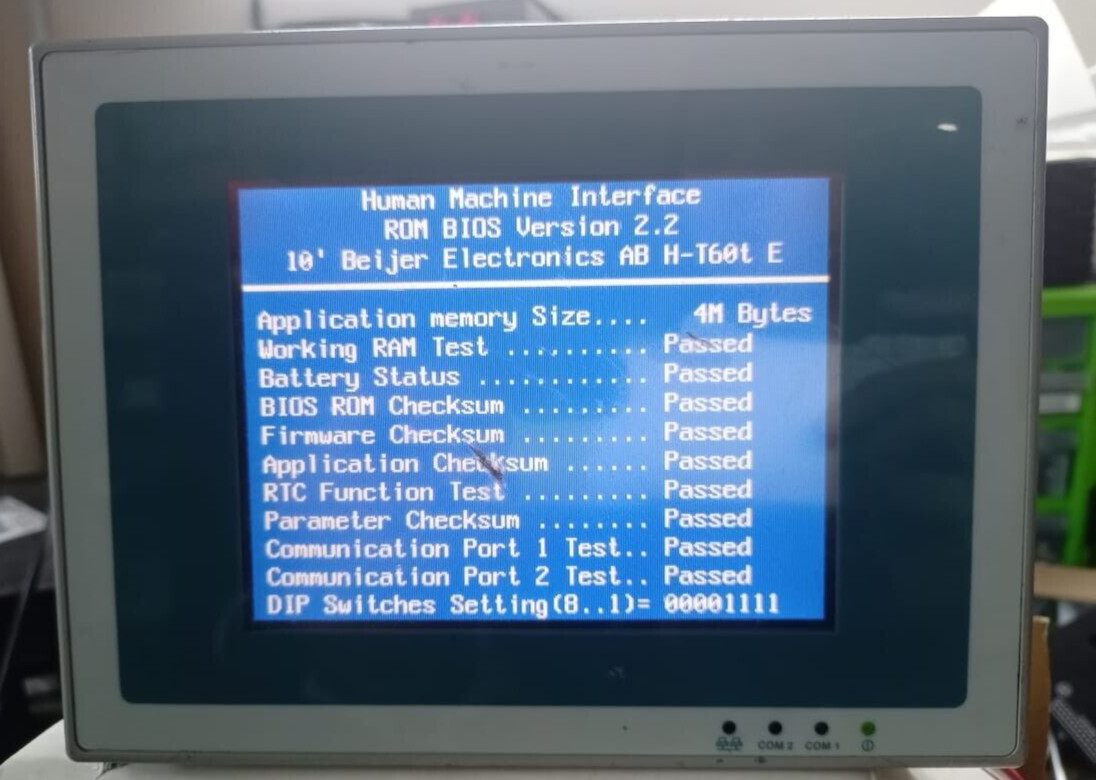 Beijer H-Series H-T60t-Pe Beijer H-T60t-Pe H-Series HMI - Scratched on Screen / UNIT ONLY 2