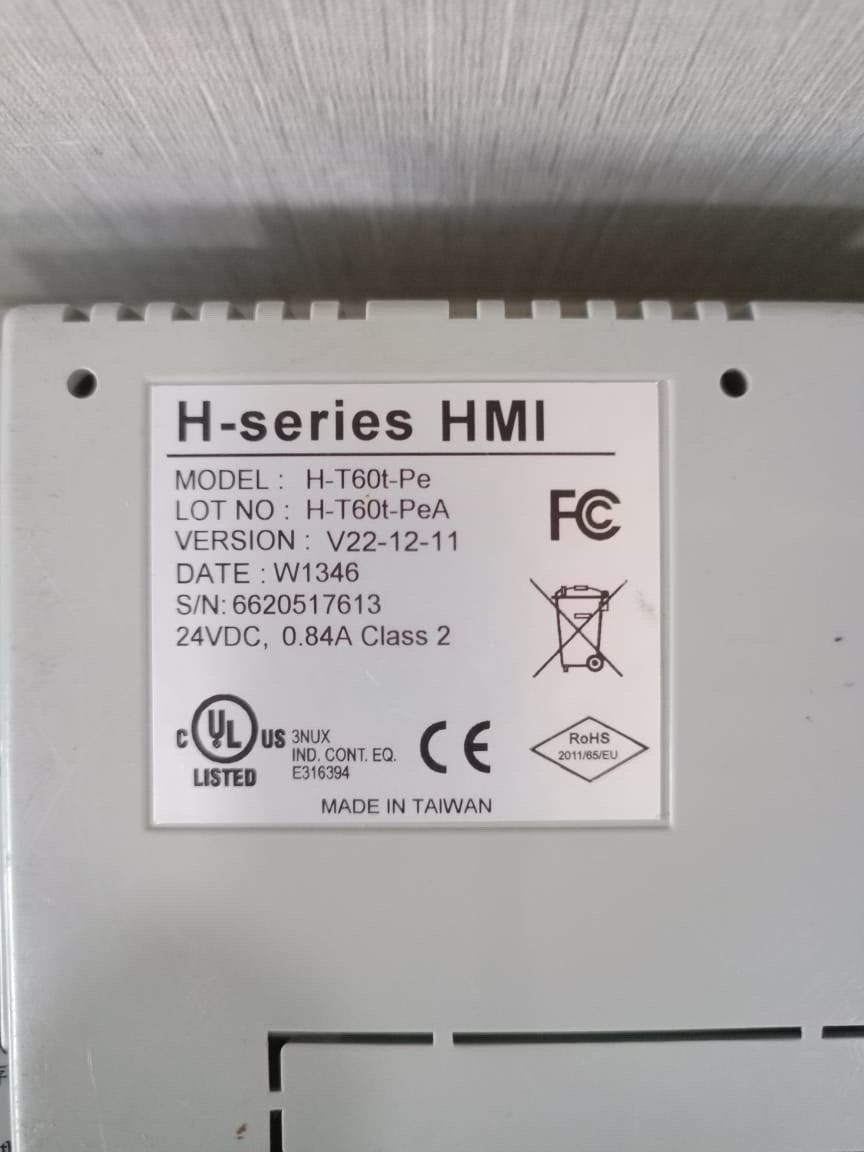 Beijer H-Series H-T60t-Pe Beijer H-T60t-Pe H-Series HMI - Scratched on Screen / UNIT ONLY 5