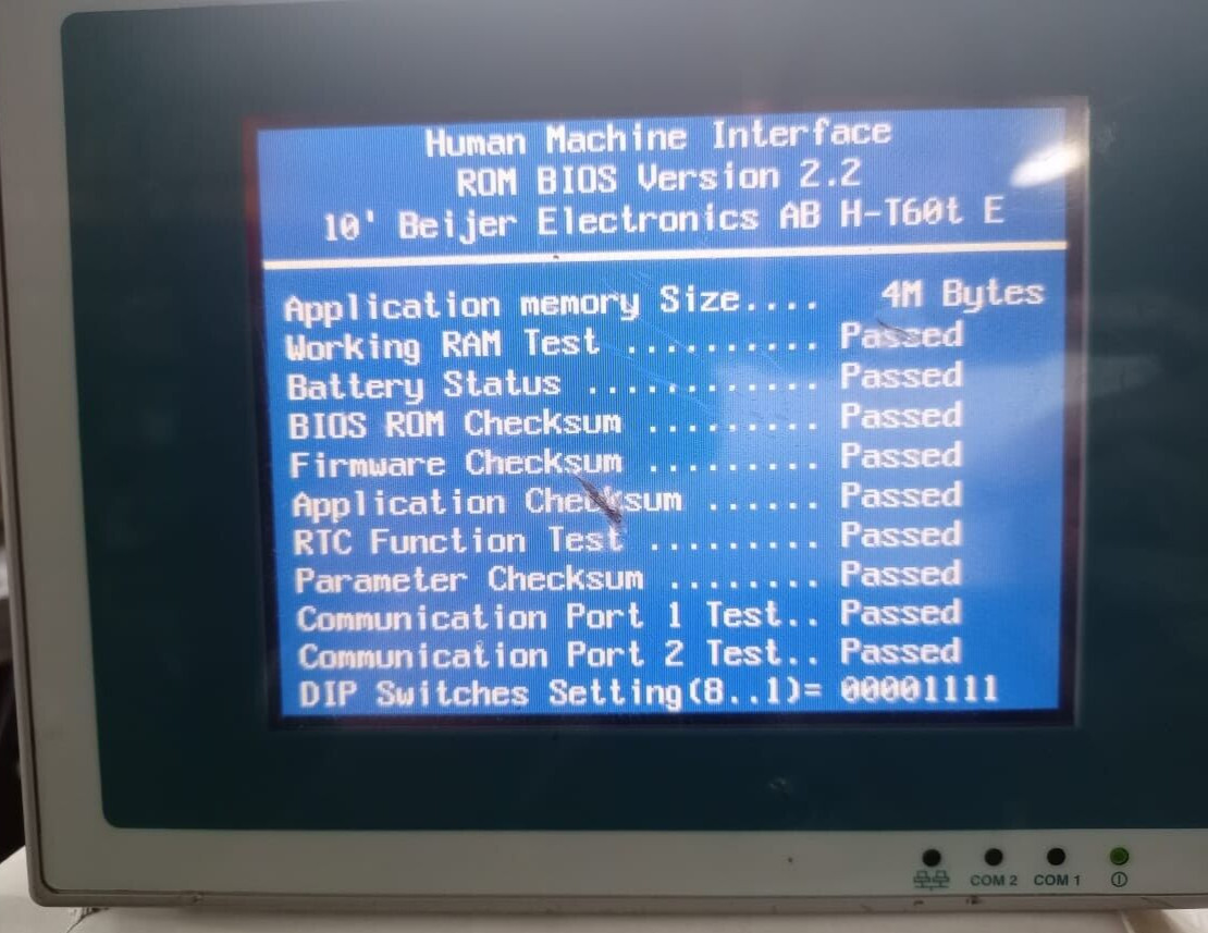Beijer H-T60t-Pe H-Series HMI - Scratched on Screen / UNIT ONLY