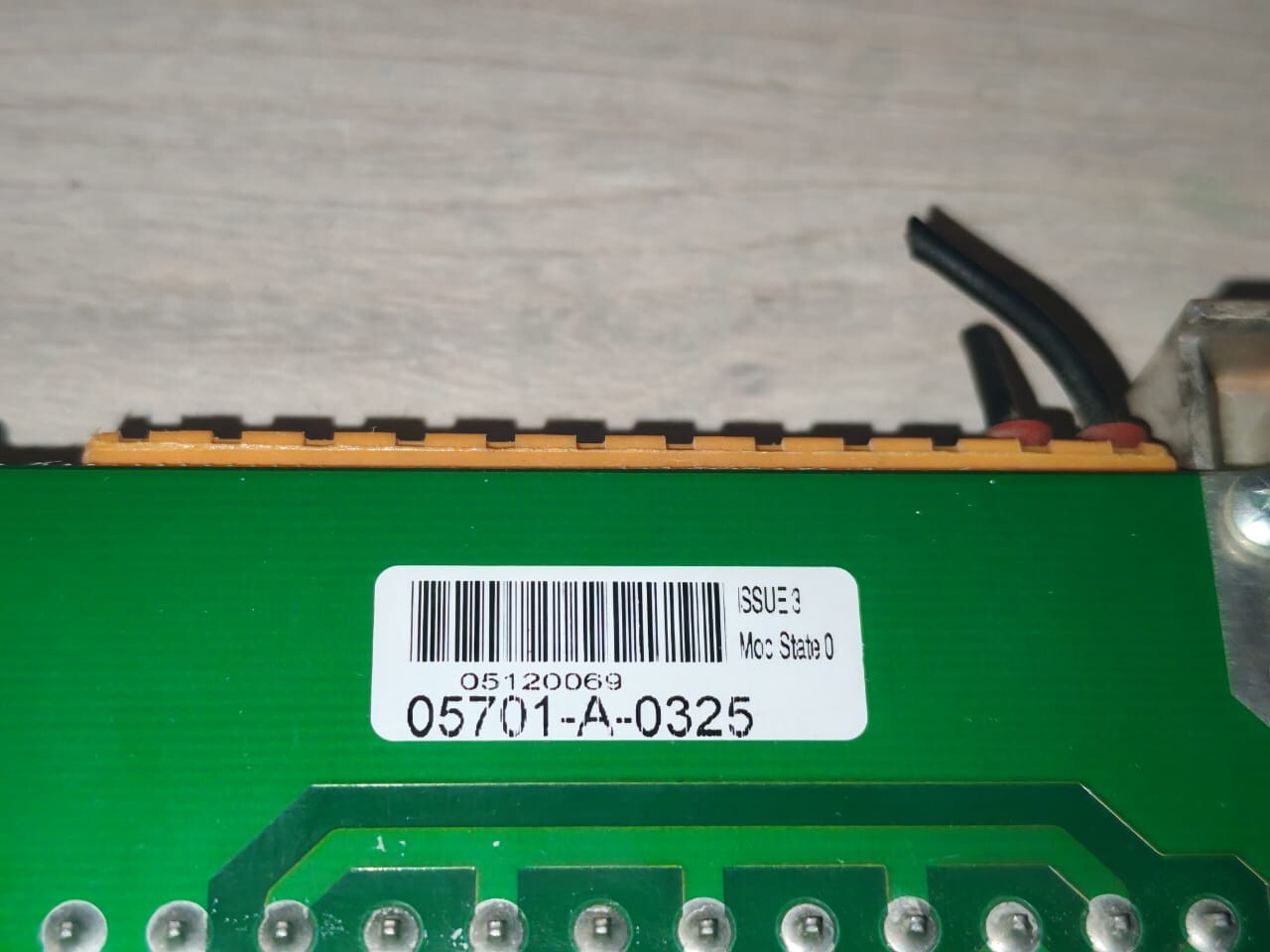 SIEGER LIMITED 05701-A-0325 ISS / 05701-C-0255 ISS 3 SIEGER LIMITED 05701-A-0325 ISS PCB CARD 05701-C-0255 ISS 3 9