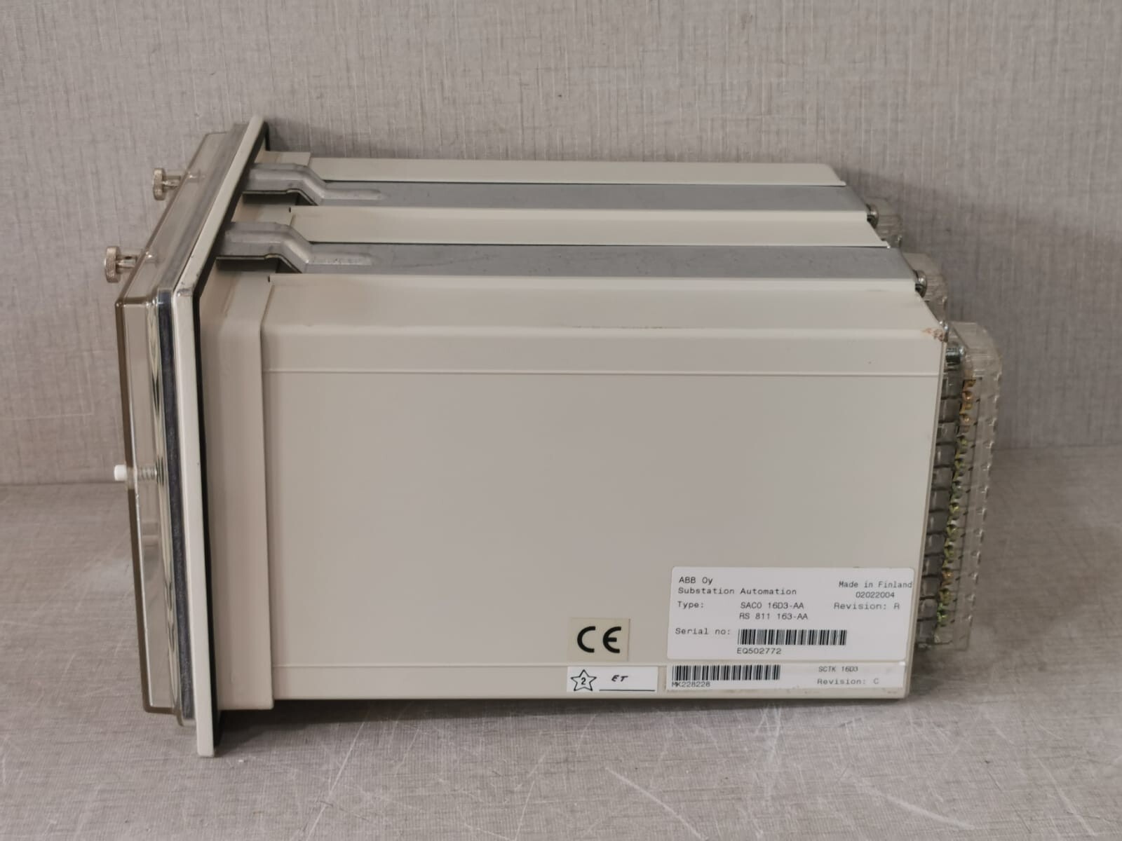 ABB SACO 16D3-AA ABB SACO 16D3-AA /RS 811 163-AA REV.R DIGITAL ANNUNCIATOR UNIT 6