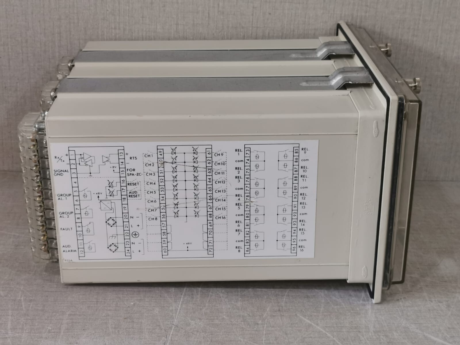 ABB SACO 16D3-AA ABB SACO 16D3-AA /RS 811 163-AA REV.R DIGITAL ANNUNCIATOR UNIT 7