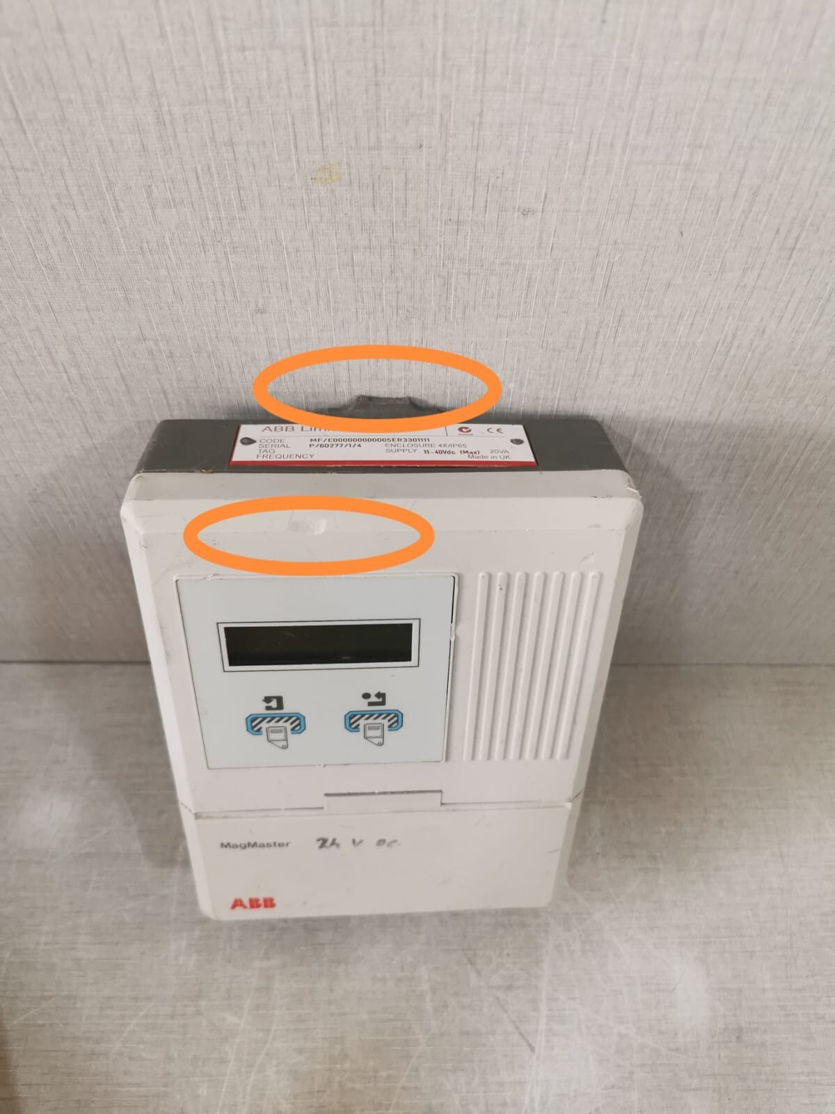 ABB MF/E000000000005ER3301111 ABB Magmaster MF/E000000000005ER3301111 FlowMeter 11-40VDC 6