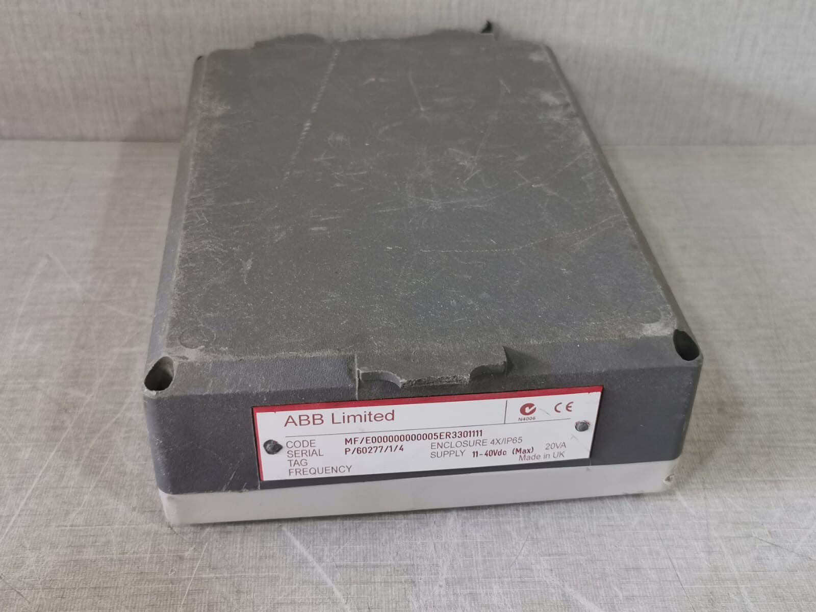 ABB MF/E000000000005ER3301111 ABB Magmaster MF/E000000000005ER3301111 FlowMeter 11-40VDC 10