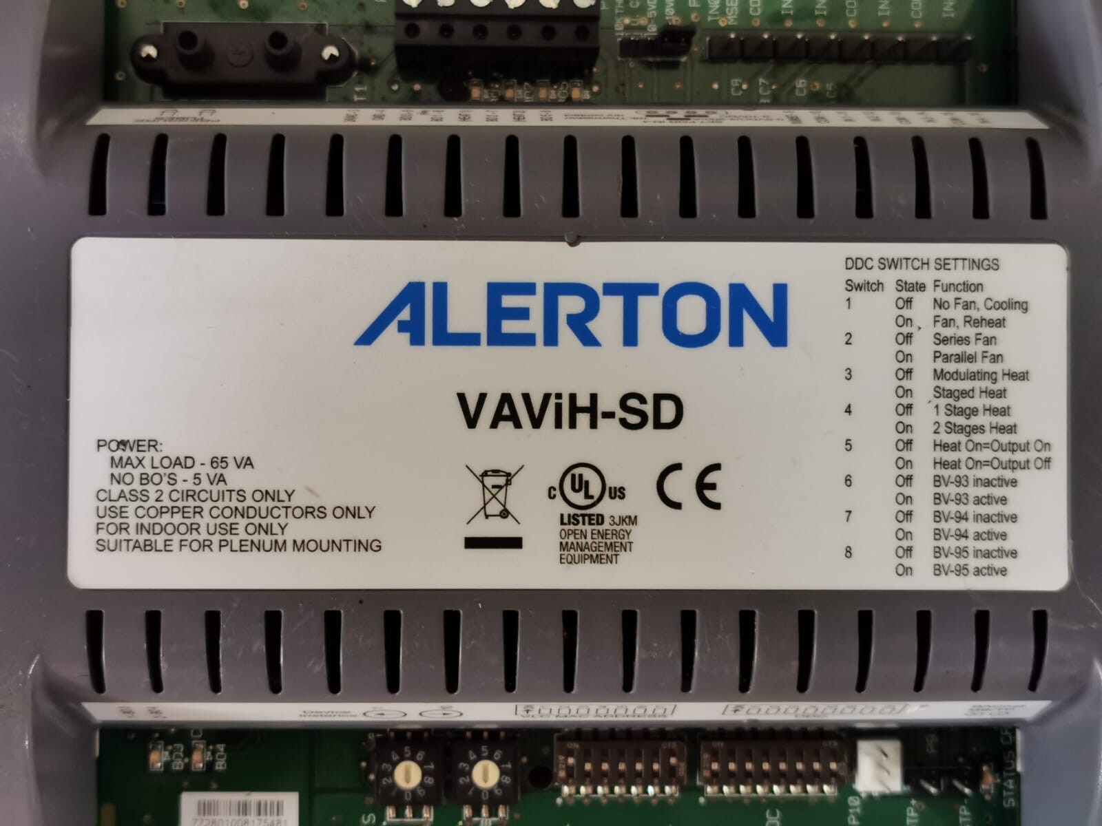 Alerton 50027209-001 Alerton VAViH-SD VAV Controller With Actuator 50027209-001 3