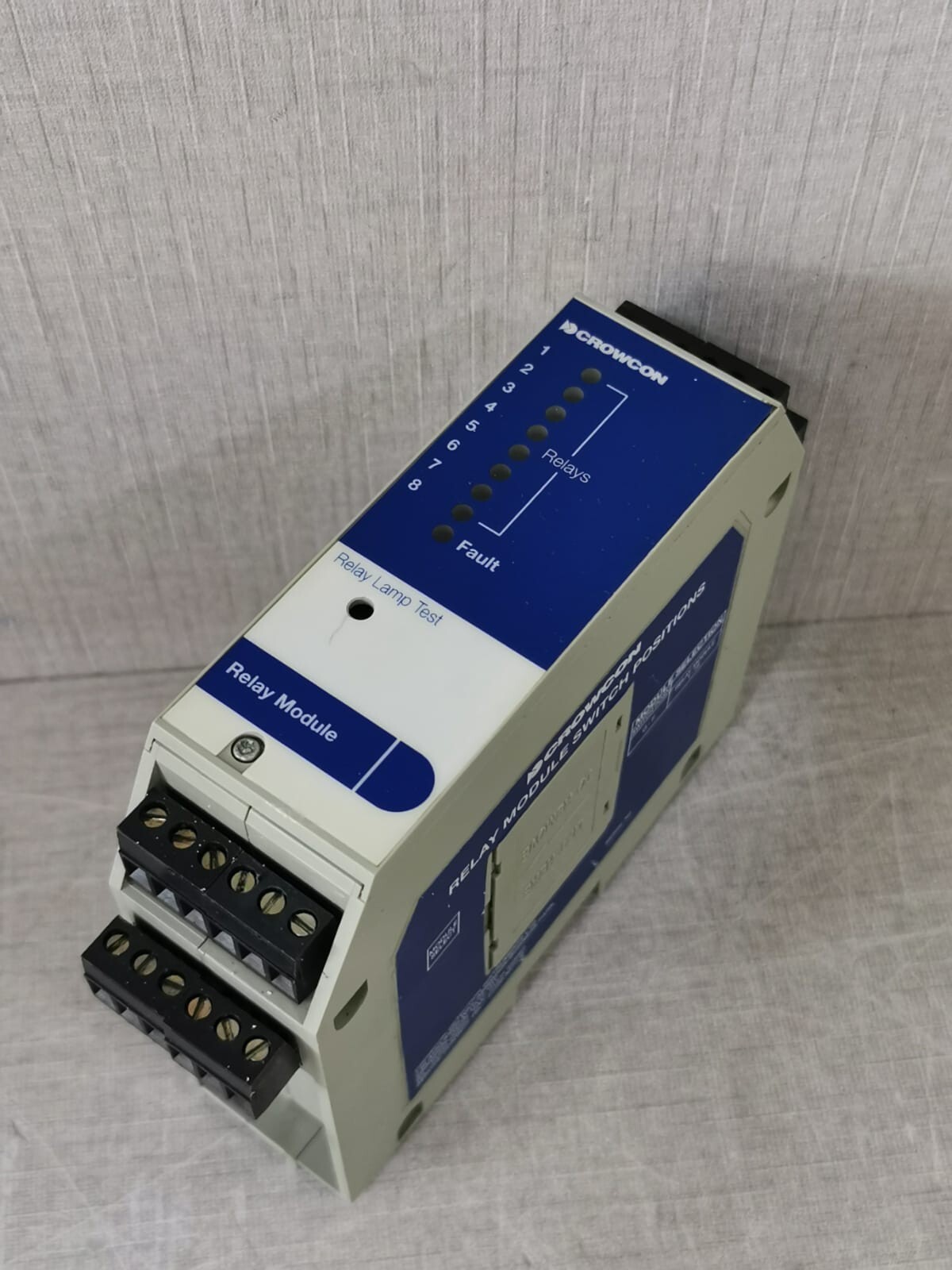 Crowcon 1-16 RELAY MODULE Crowcon 1 16 Relay Module 1 16 Relay Module Switch Positions Without Connecting CLIP 8