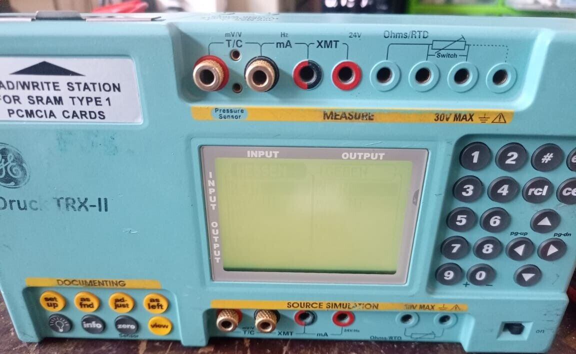 GE TRX-II GE DRUCK TRX-II THERMAL CALIBRATOR -WITHOUT CARD, COVER & BRIGHTNESS BECOME DIM 9