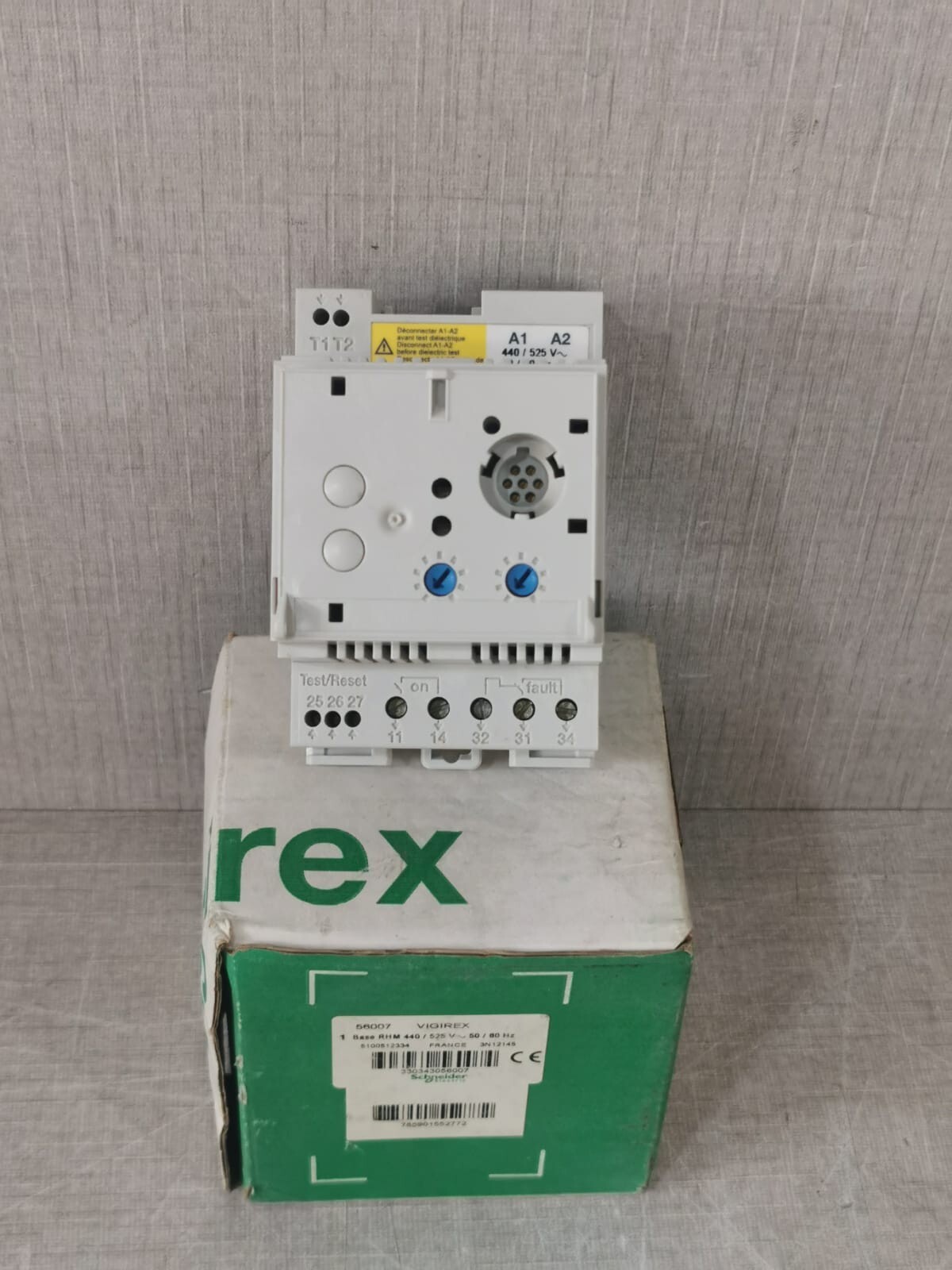 Schneider 56007 GROUND RELAY RHM 440 / 525VAC