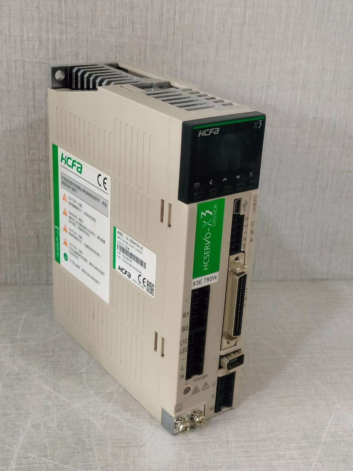HCFA SV-X3EA075A-A2 HCFA SV-X3EA075A-A2 Servo Drive INPUT: AC200-240V 50/60Hz OUTPUT: 750W 5