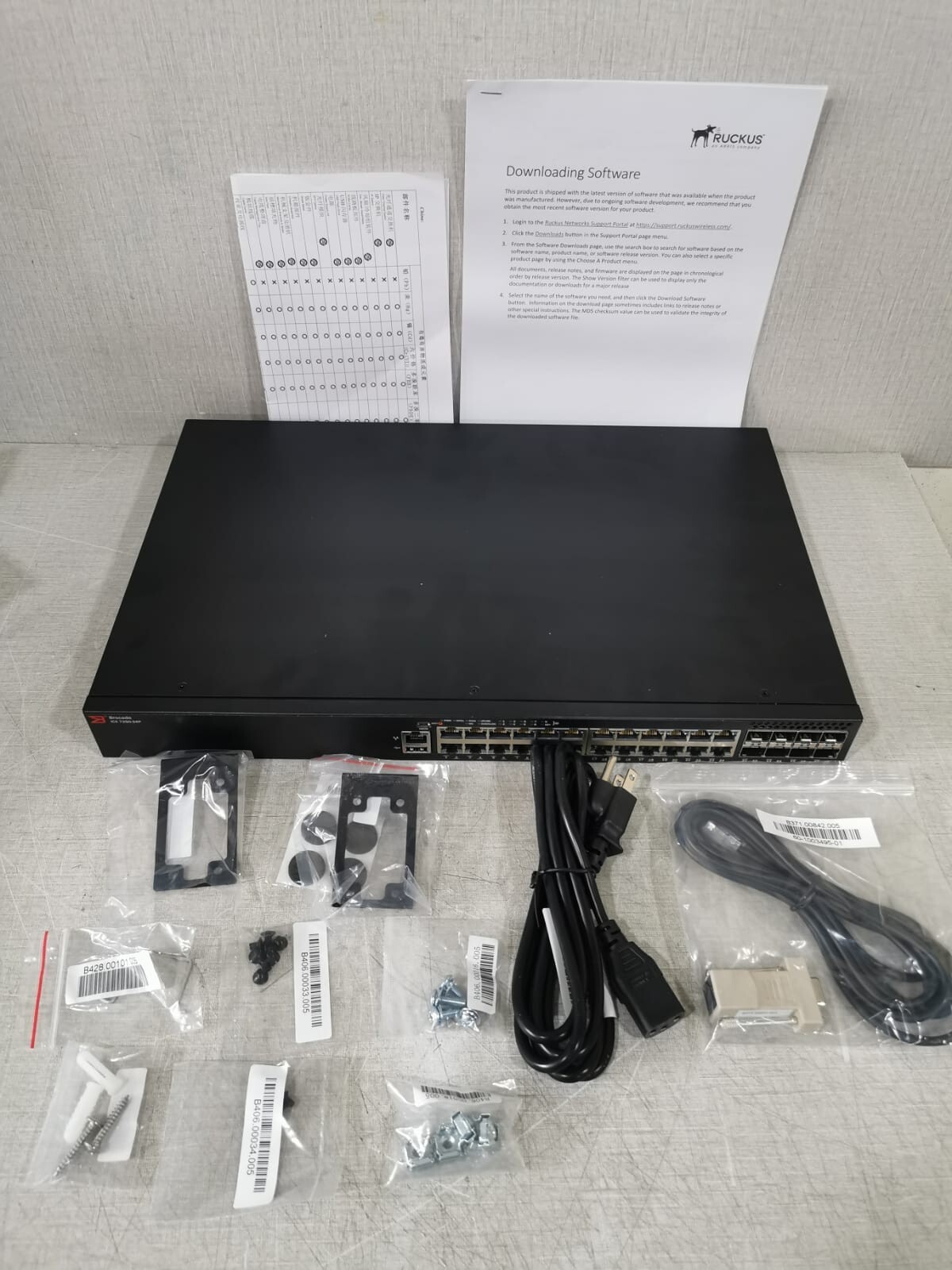 BROCADE ICX7250- 24P RUCKUS WIRELESS