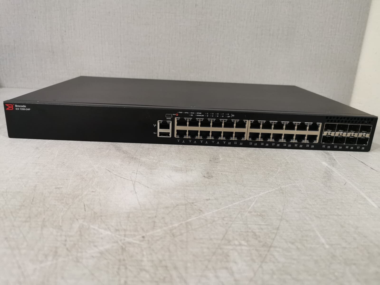 BROCADE ICX7250-24P RUSKUS WIRELESS
