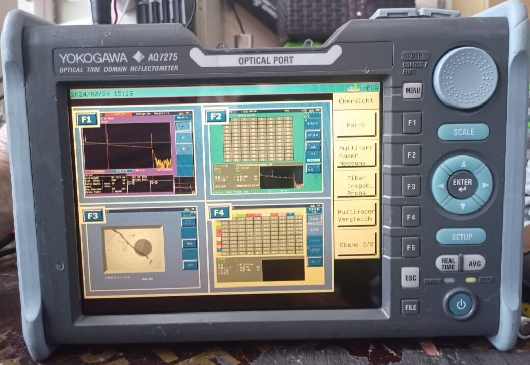 Yokogawa AQ7275 Optical Time Domain Reflectometer 735041 -NO BATTERY