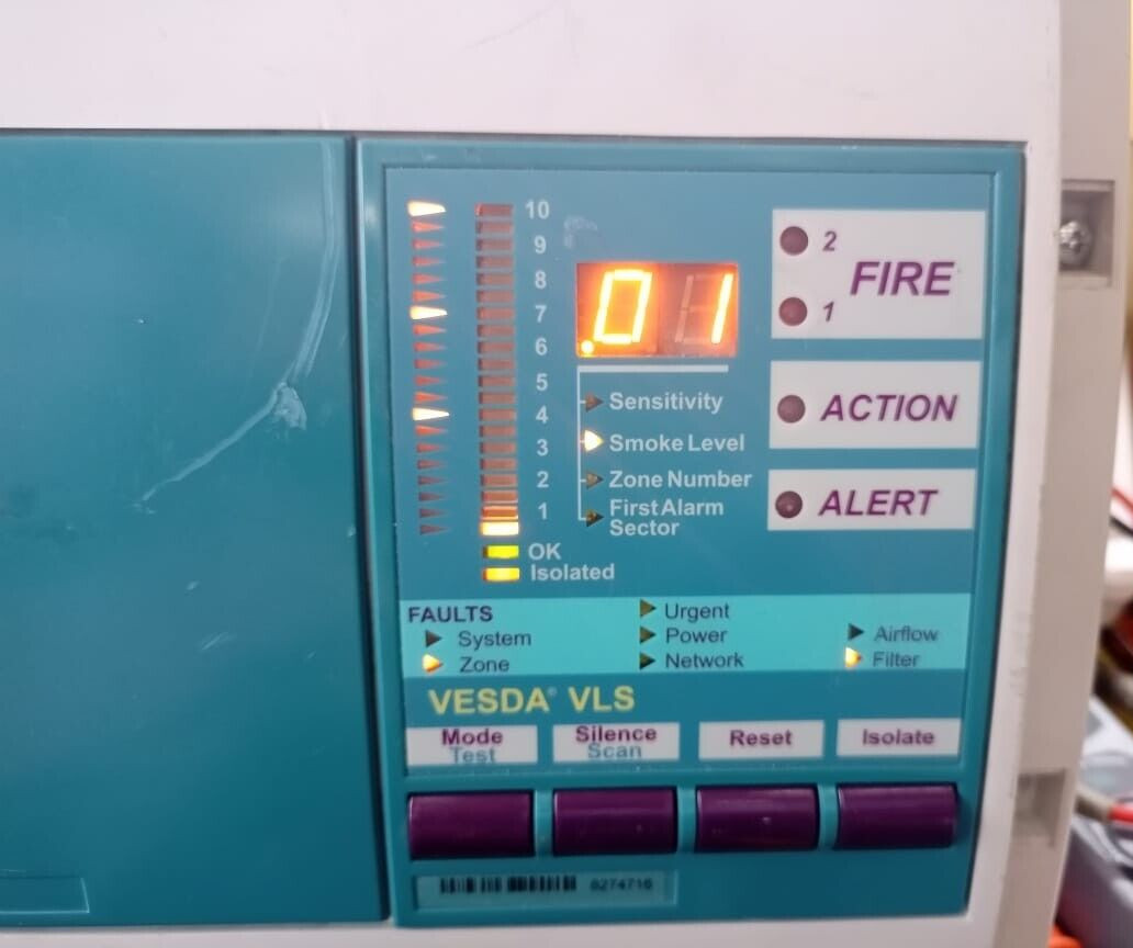 Vesda 516-018-008 Xtralis VESDA VLS Aspirating Detector 516-018-008 - NO COVER 4
