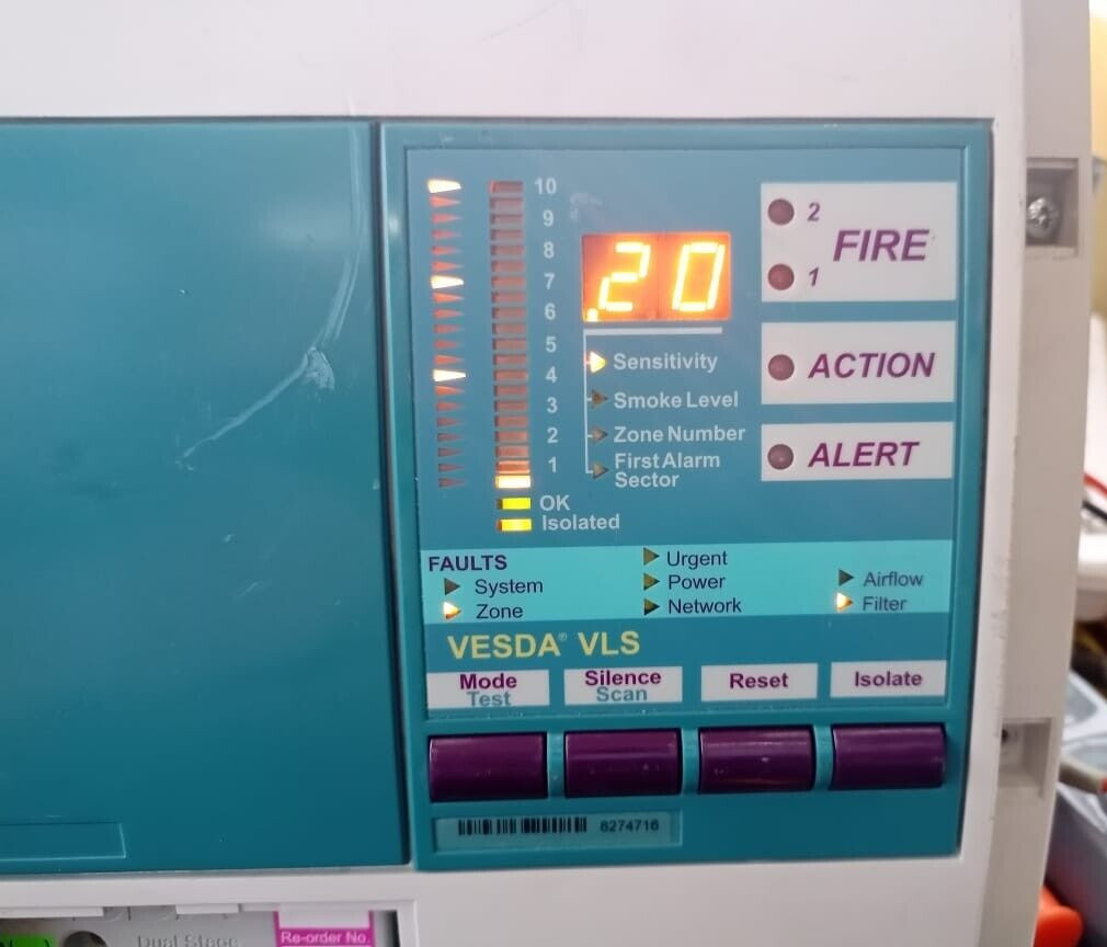 Vesda 516-018-008 Xtralis VESDA VLS Aspirating Detector 516-018-008 - NO COVER 8