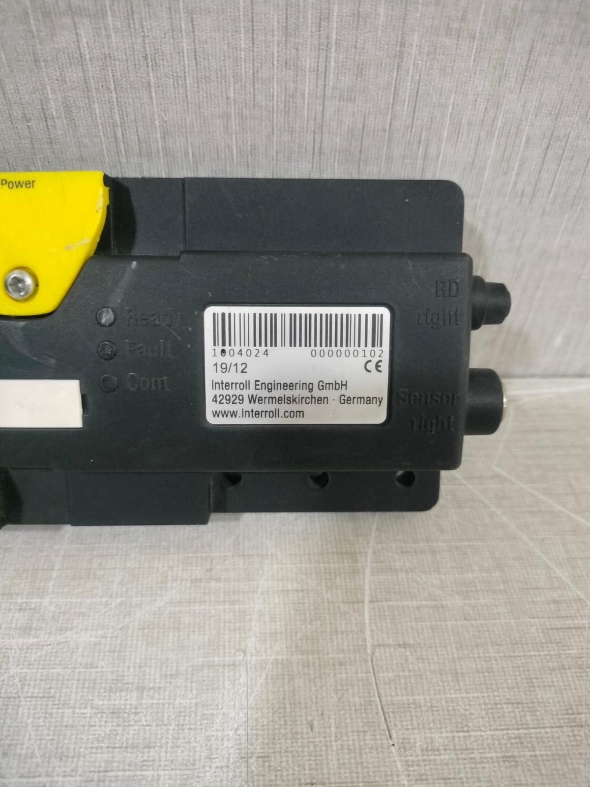 INTERROLL 19/12 INTERROLL 1004024 SEGMENT CONTROL FOR ROLLERDRIVE 19/12 5