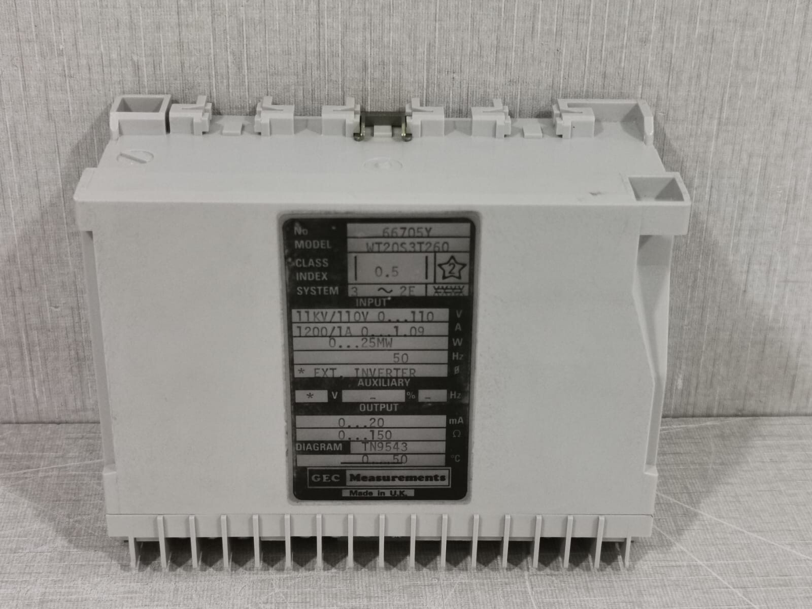 GEC WT20S3T260 GEC ISTAT 200 WT20S3T260 TRANSDUCER 4