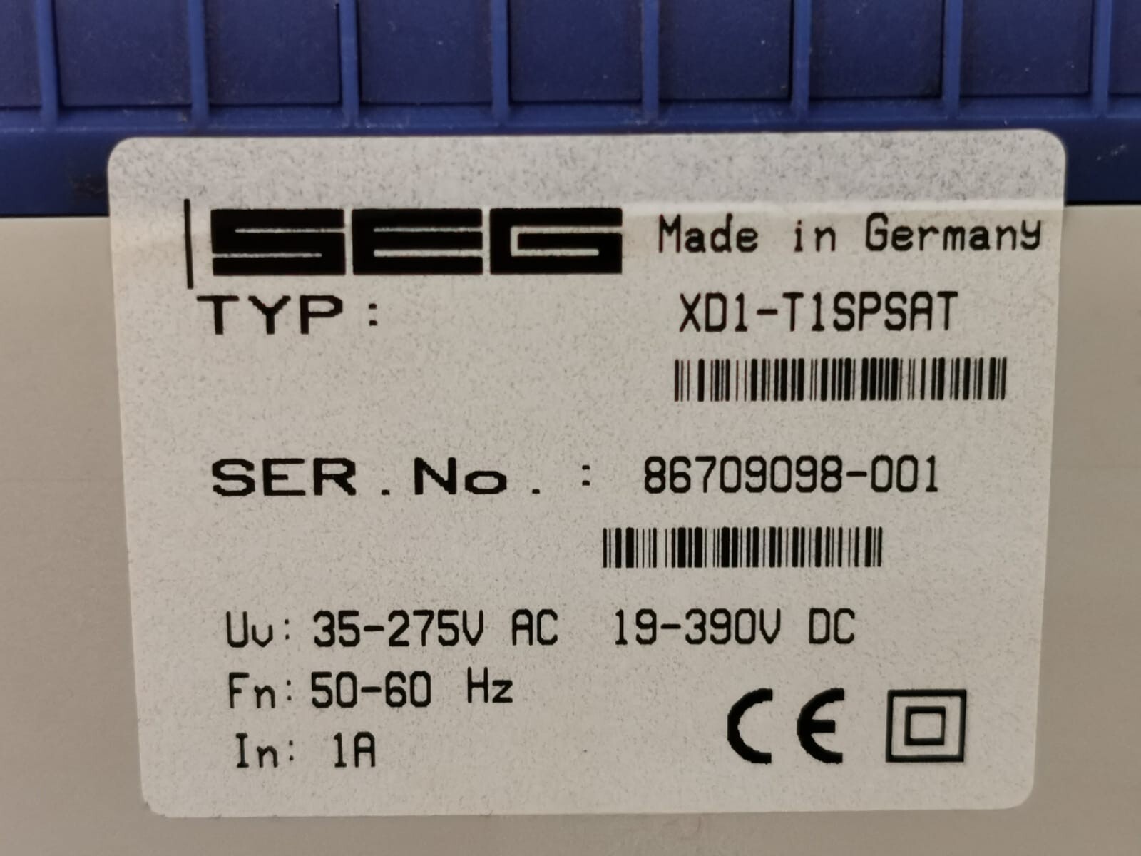 SEG XD1-T1SPSAT SEG XD1-T1SPSAT TRANSFORMER 3